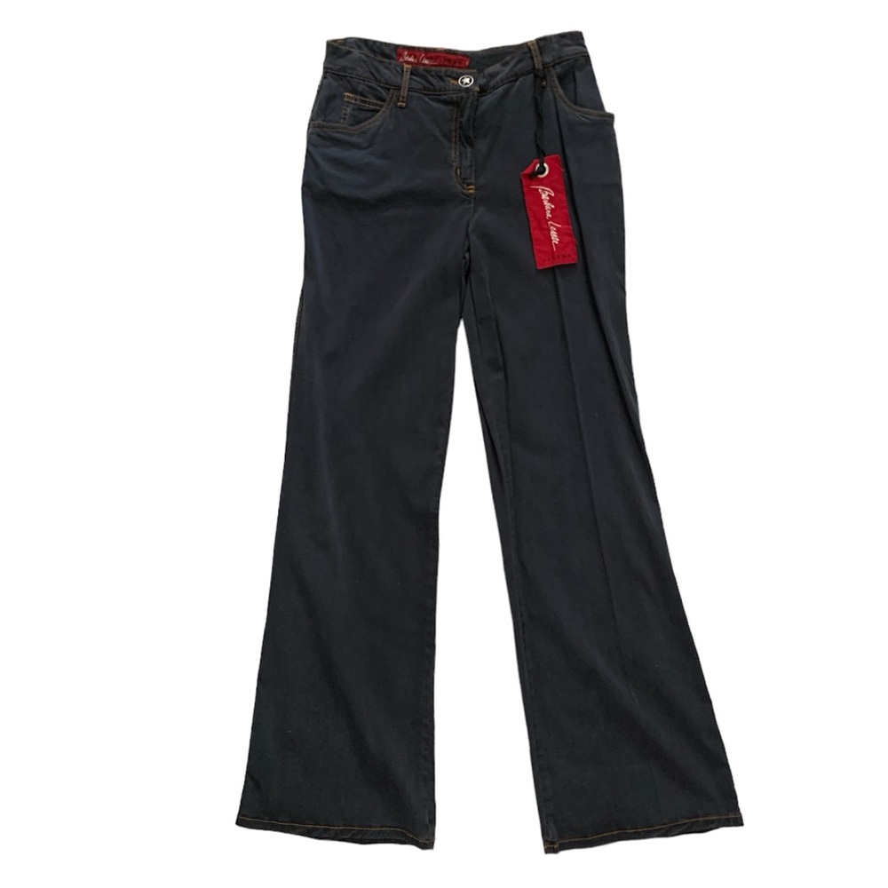 NWT Barbara Lesser Fibers jeans with cute Texas star buttons size 6